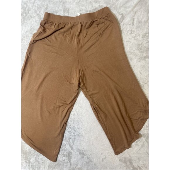 Matilda Jane Women’s Capri Pants Large Brown Wide Leg - Picture 9 of 9